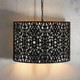 Black Pendant Wrought Metal, Stunning Cutout Rustic 45 Black Pendant Wrought Metal, Stunning Cutout Rustic 45